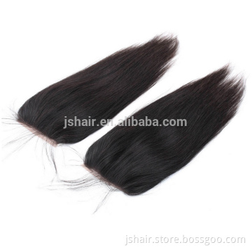 4X4 Straight Free Parting Brazilian Virgin Hair Lace Top Closure 100% Human Hair Closure Brazilian Lace Closures in stock